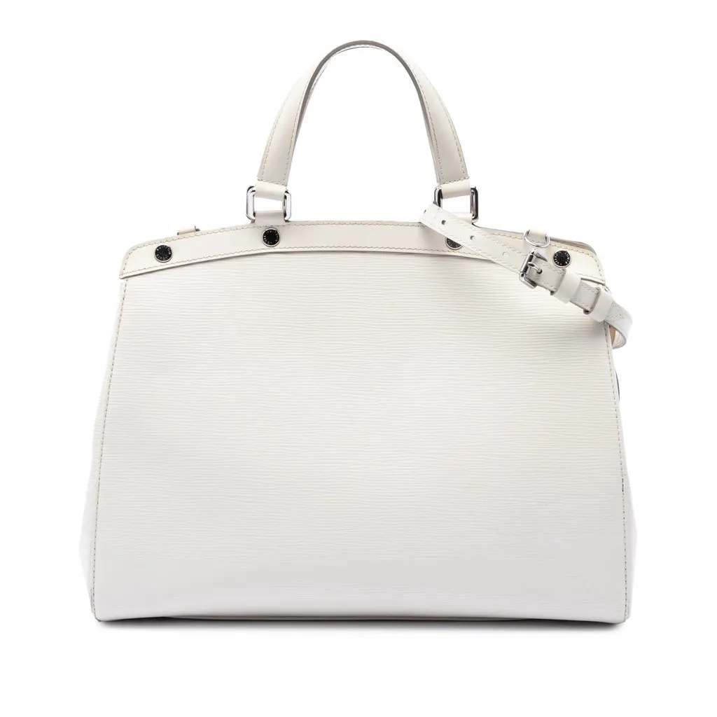 Louis Vuitton Epi Brea MM White Leather Very good - Front View