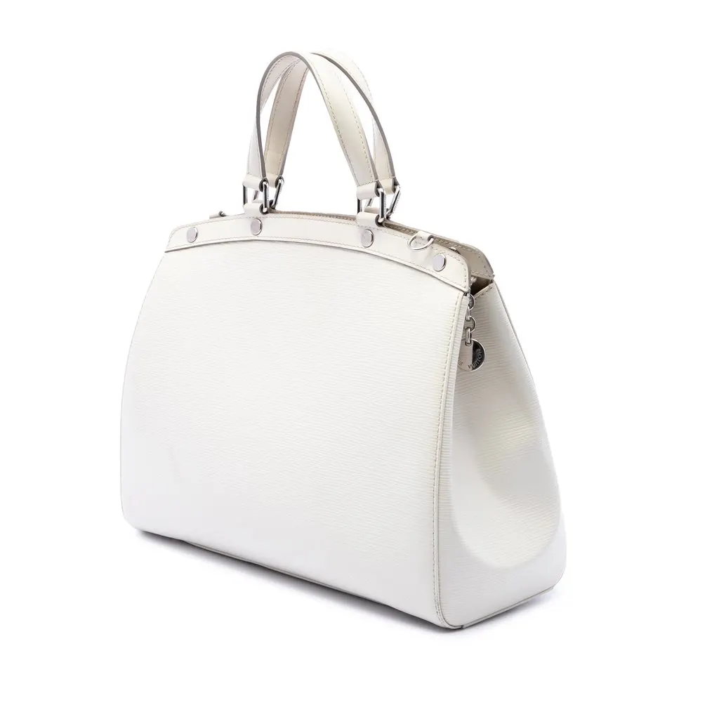 Louis Vuitton Epi Brea MM White Leather Very good - Back View