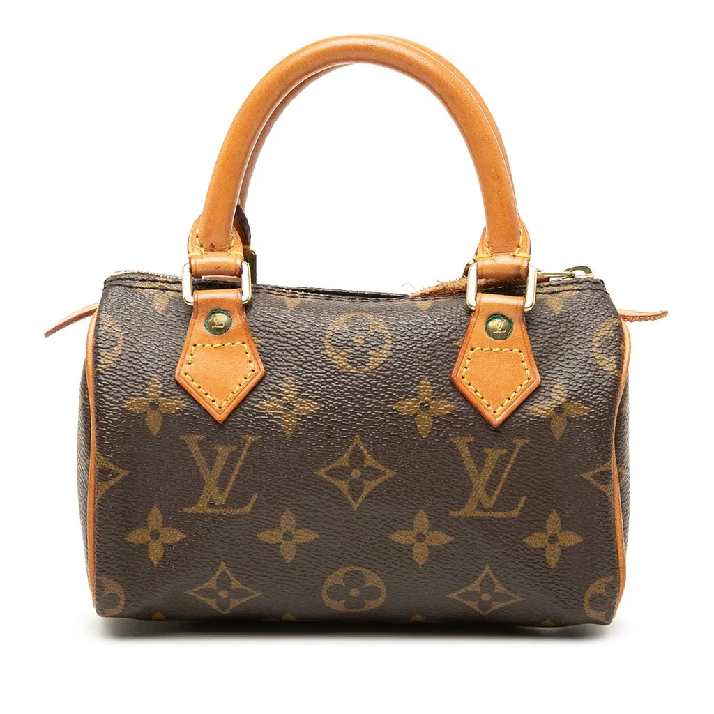 Louis Vuitton Monogram Mini Speedy HL Brown Very good - Front View