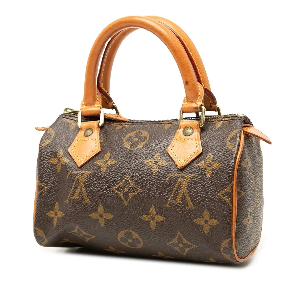 Louis Vuitton Monogram Mini Speedy HL Brown Very good - Back View