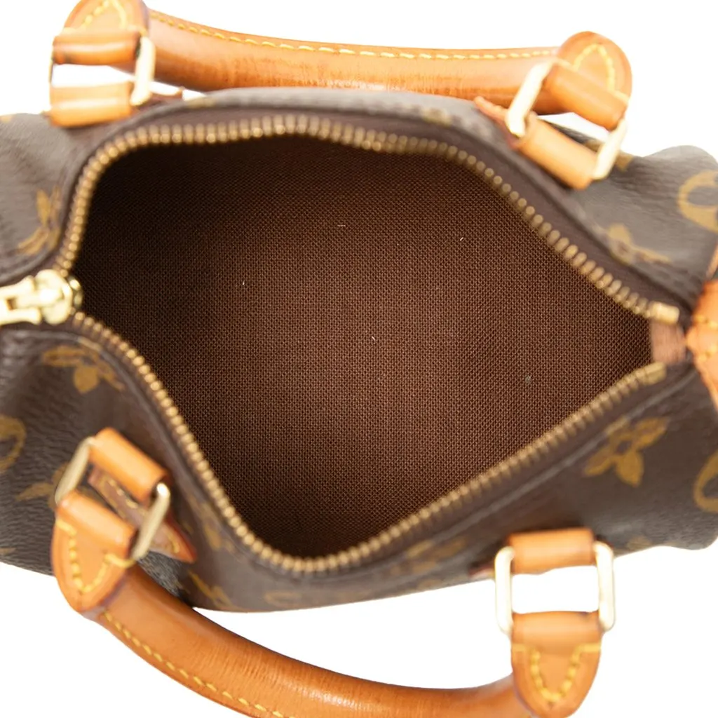 Louis Vuitton Monogram Mini Speedy HL Brown Very good - Model View