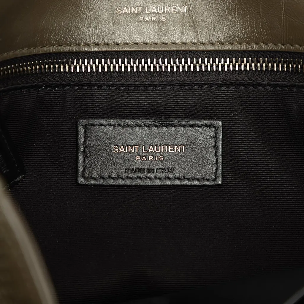Saint Laurent Medium Crinkled Calfskin Niki Brown Leather Very good - Box View