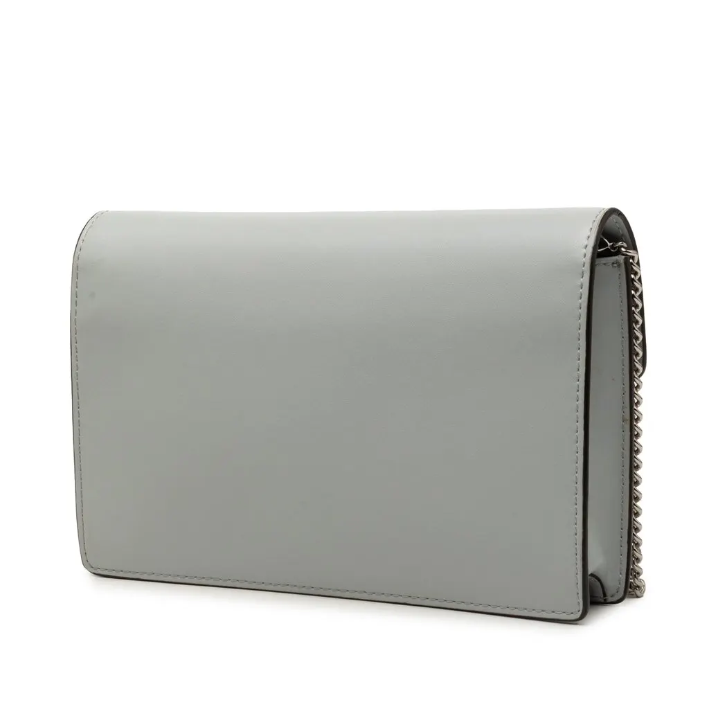 Fendi Leather F Is Fendi Envelope Wallet On Chain MultiColor Leather Very good - Back View
