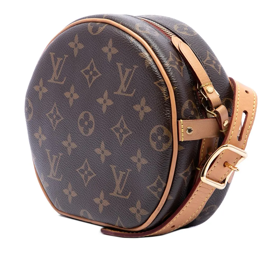 Louis Vuitton Monogram Boite Chapeau Souple PM Brown Canvas Good - Back View