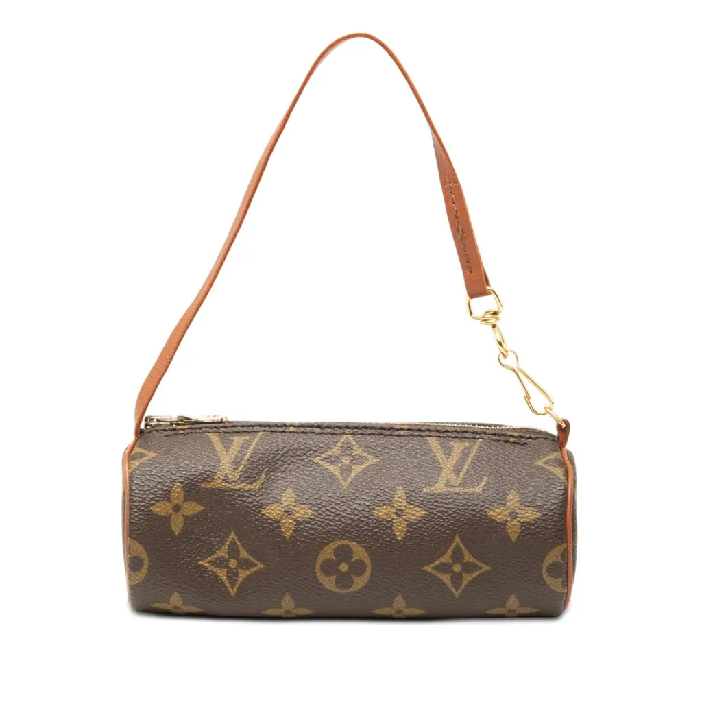 Louis Vuitton Monogram Papillon Pochette Brown Very good - Front View