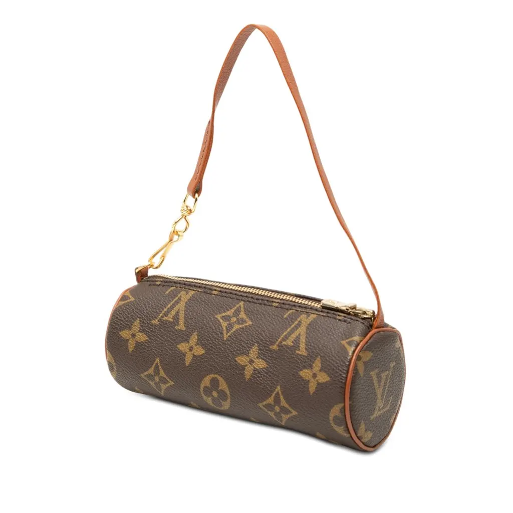 Louis Vuitton Monogram Papillon Pochette Brown Very good - Back View