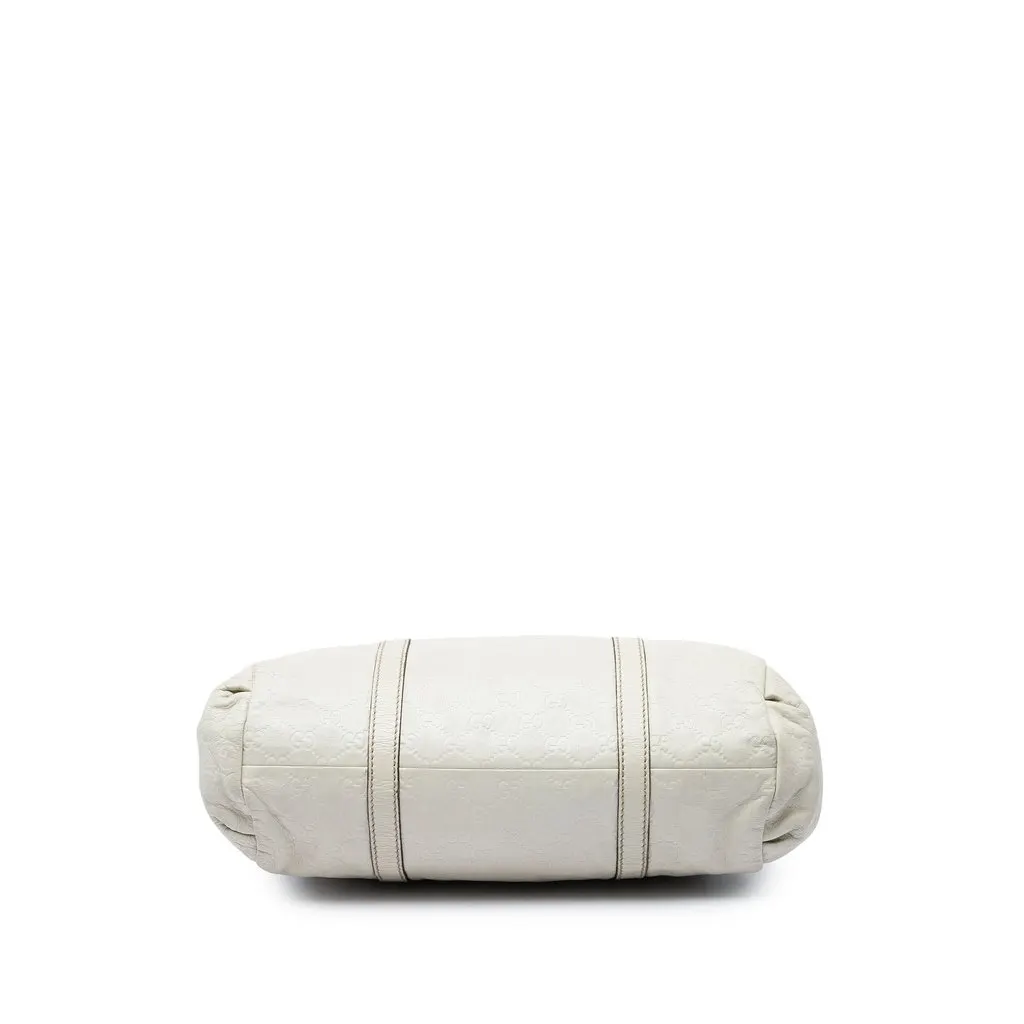 Gucci Guccissima New Ladies Tote White Leather Very good - Inside View
