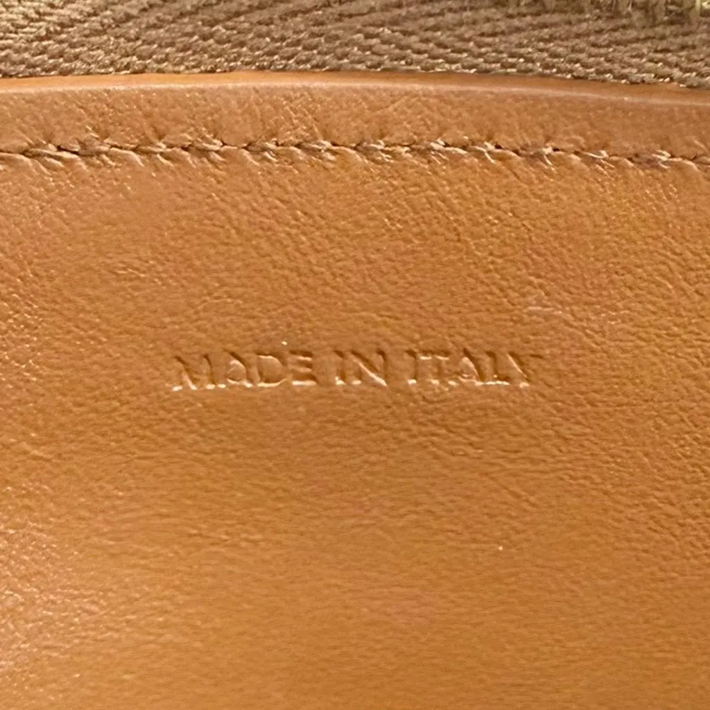 Celine Smooth Calfskin Cuir Triomphe Clutch on Chain Brown Leather Very good - Box View