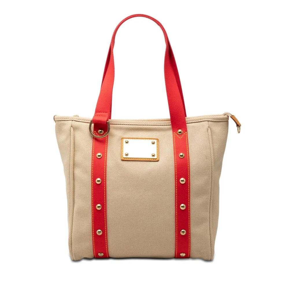 Louis Vuitton Antigua Cabas MM Beige Very good - Front View