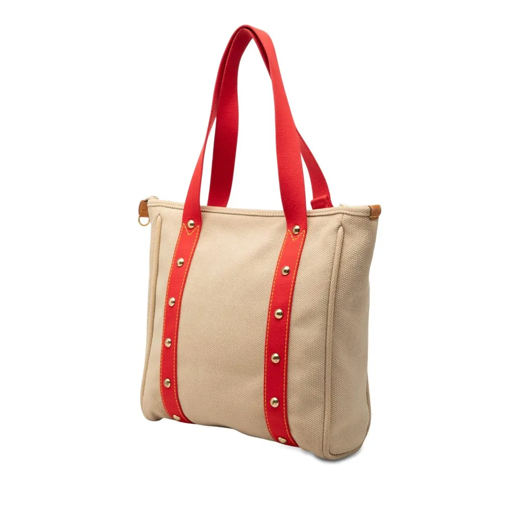 Louis Vuitton Antigua Cabas MM Beige Very good - Back View