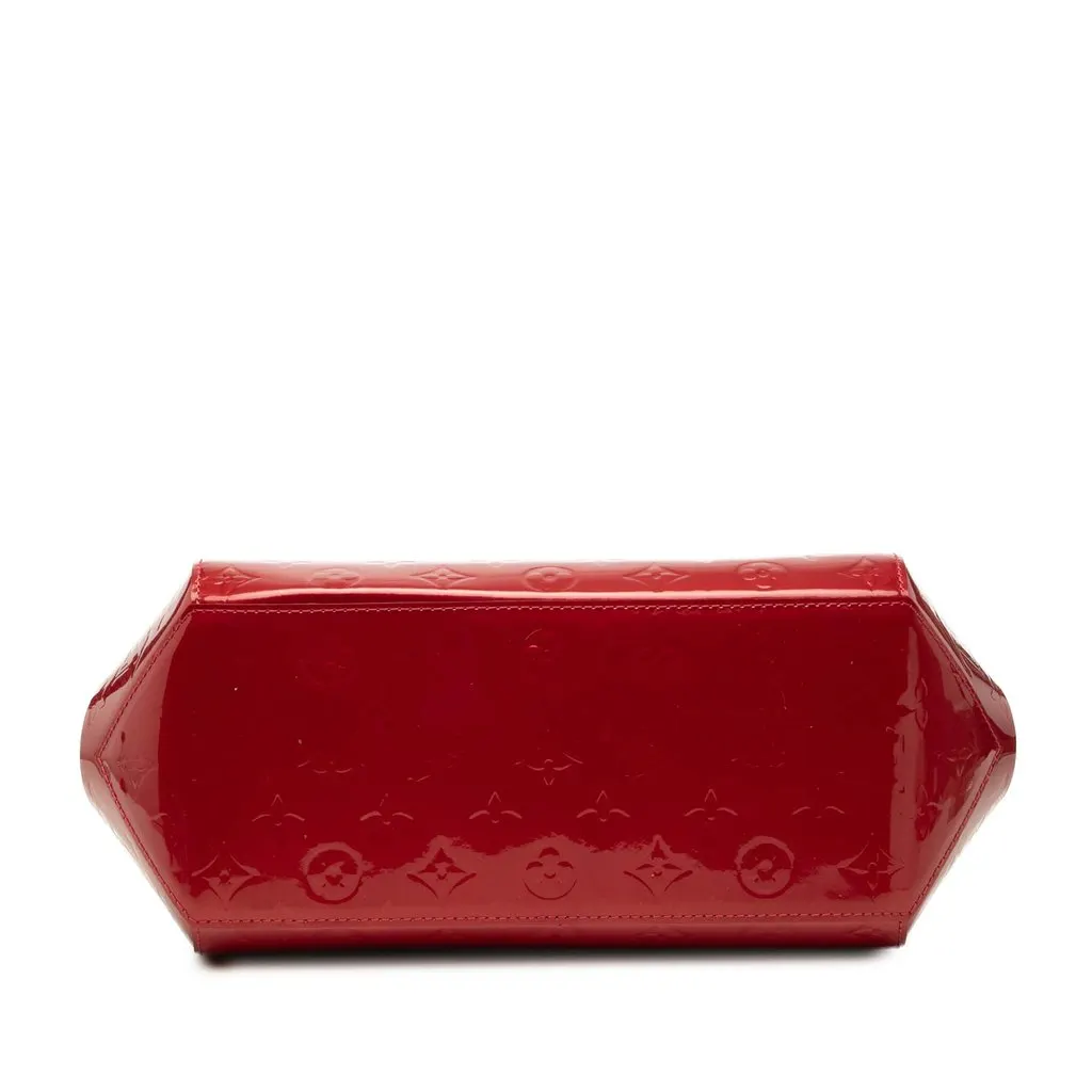 Louis Vuitton Monogram Vernis Sherwood PM Red Leather Good - Inside View