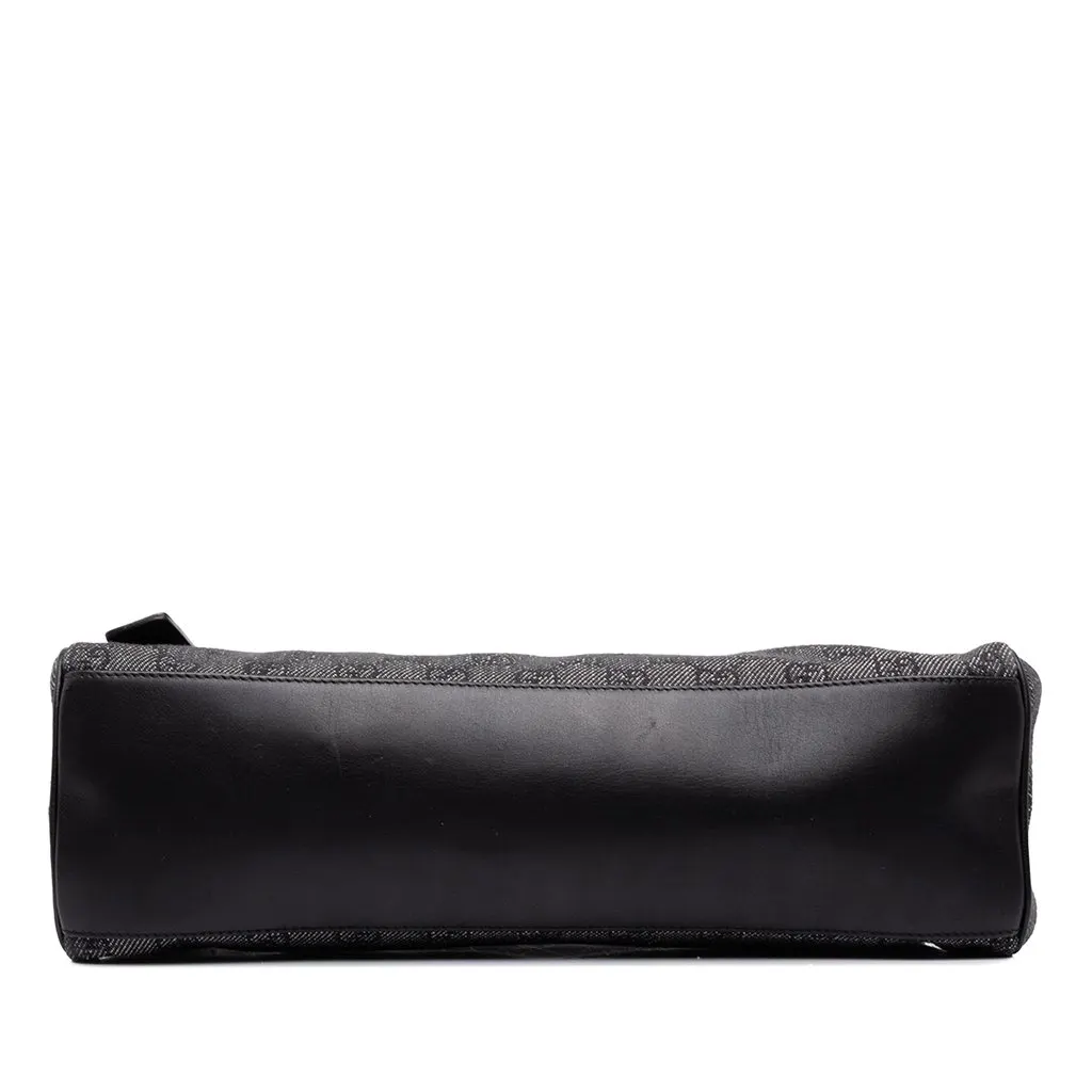 Gucci GG Denim Shoulder Bag MultiColor Denim Very good - Inside View