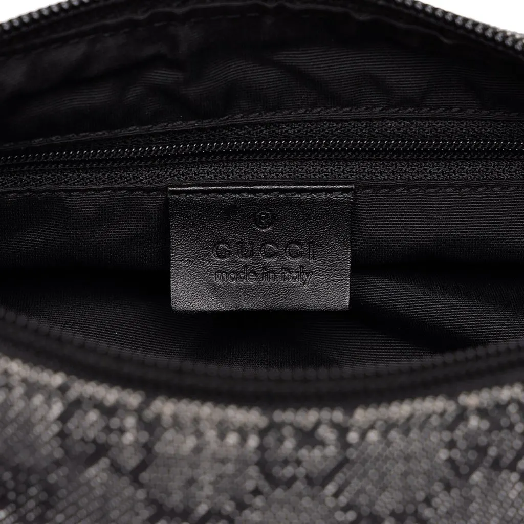 Gucci GG Denim Shoulder Bag MultiColor Denim Very good - Box View