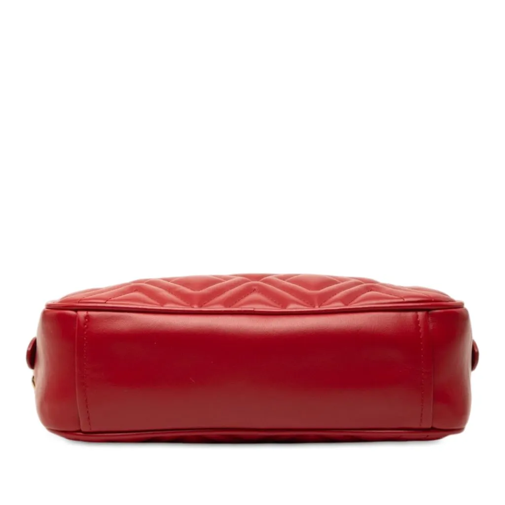 Miu Miu Matelasse Nappa Chain Camera Bag Red Leather Very good - Inside View