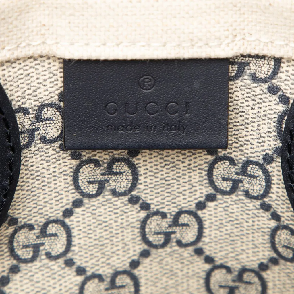 Gucci Medium Canvas Logo Tote Beige Canvas Very good - Box View