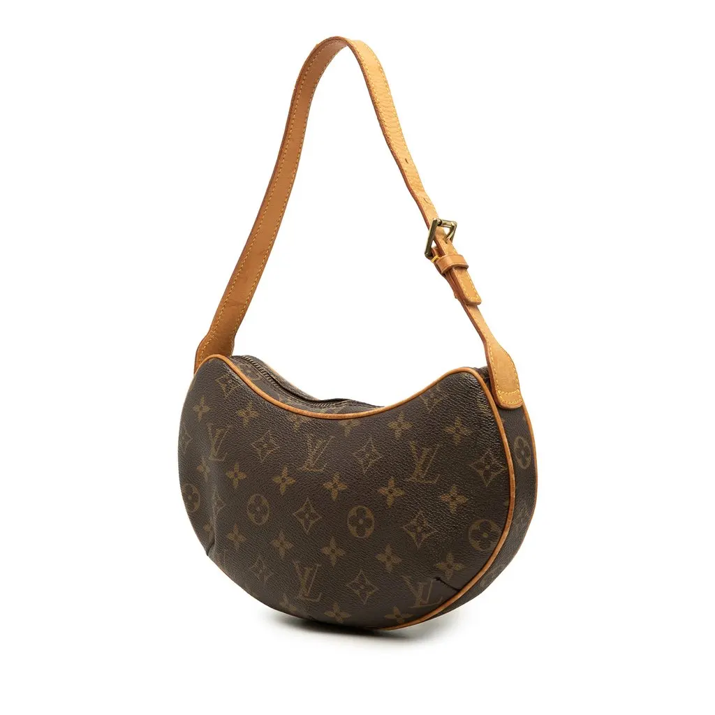 Louis Vuitton Monogram Croissant PM Brown Canvas Good - Back View