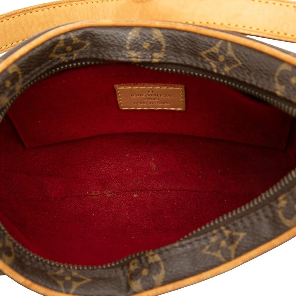 Louis Vuitton Monogram Croissant PM Brown Canvas Good - Model View