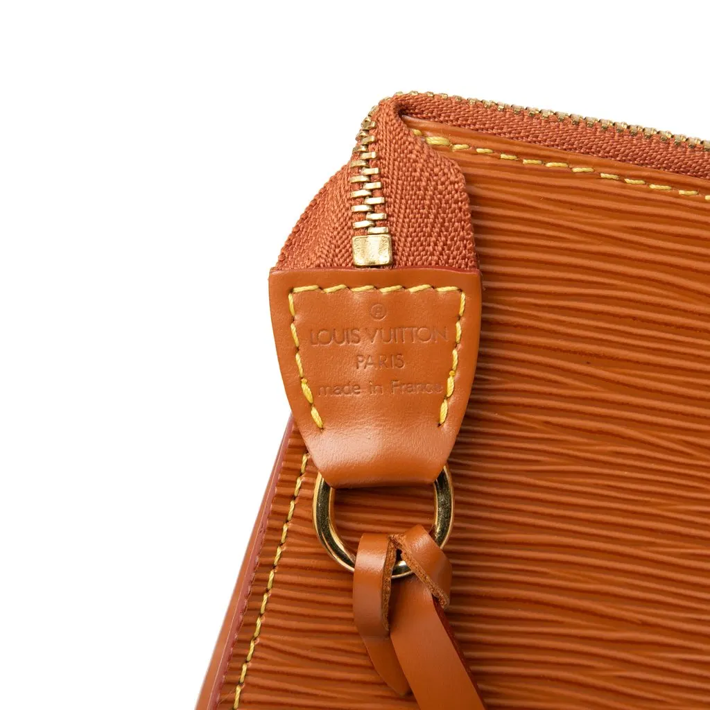 Louis Vuitton Epi Pochette Accessoires Brown Leather Good - Box View