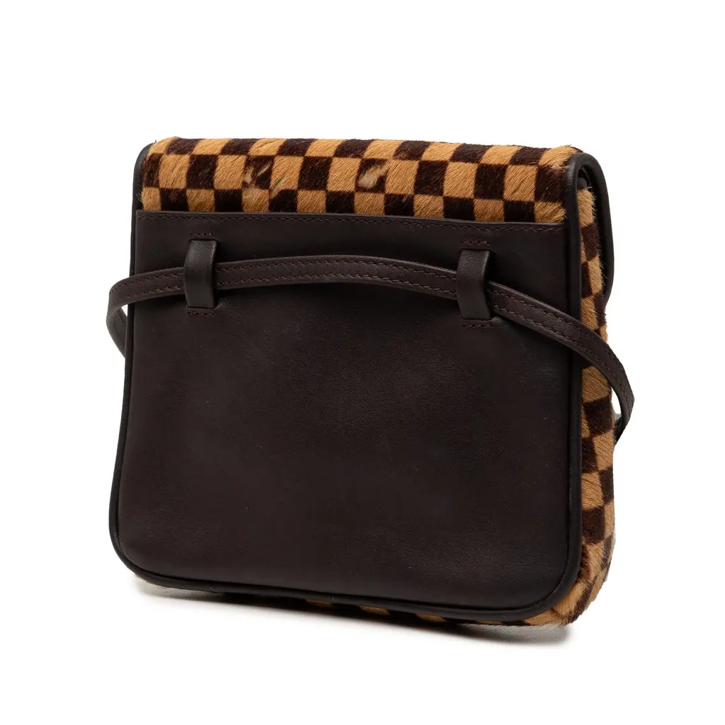 Louis Vuitton Damier Sauvage Gazelle Brown Good - Back View