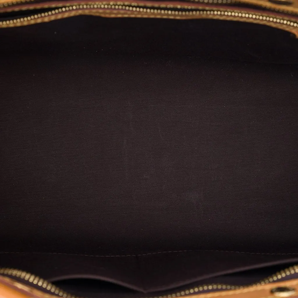 Louis Vuitton Monogram Vernis Brea GM Purple Leather Good - Model View