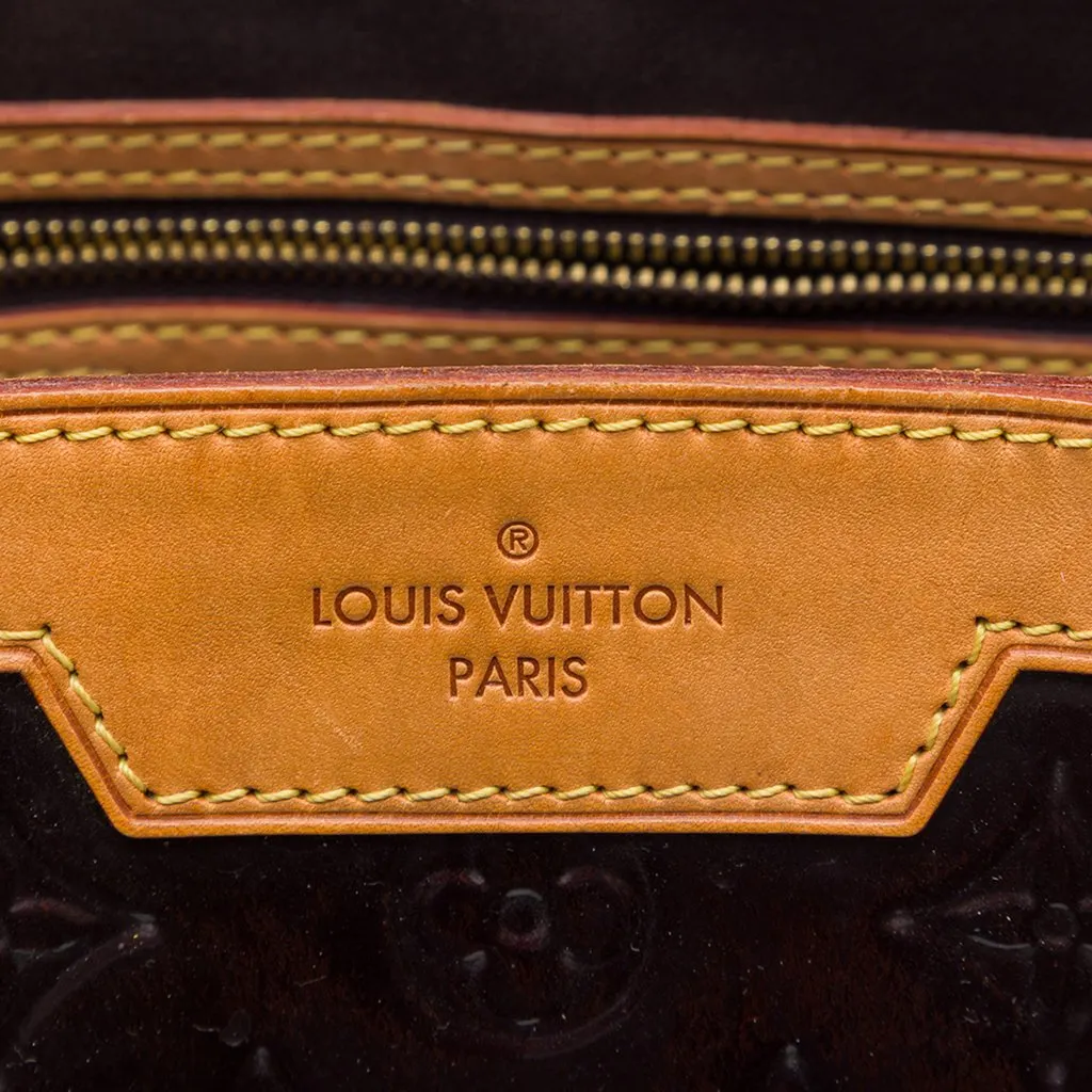 Louis Vuitton Monogram Vernis Brea GM Purple Leather Good - Box View