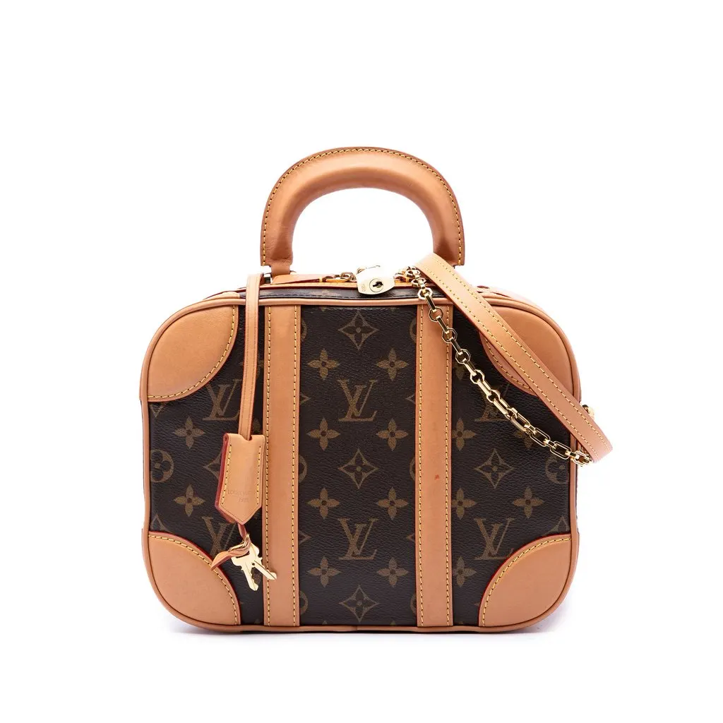 Louis Vuitton Monogram Valisette PM Brown Canvas Very good - Front View