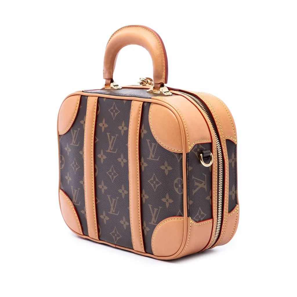 Louis Vuitton Monogram Valisette PM Brown Canvas Very good - Back View