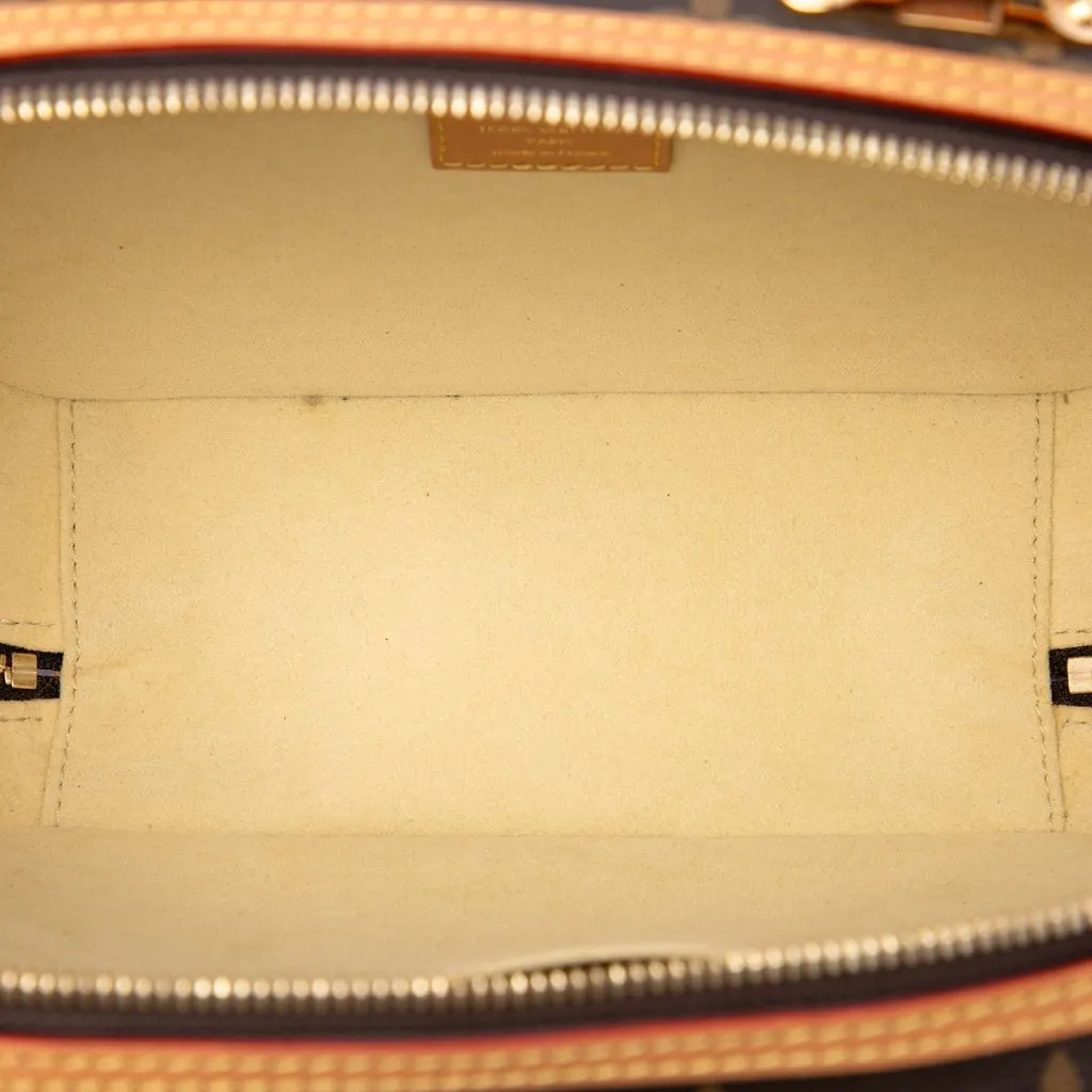 Louis Vuitton Monogram Valisette PM Brown Canvas Very good - Model View