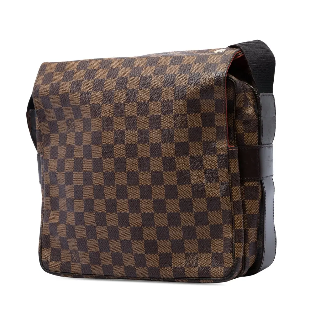 Louis Vuitton Damier Ebene Naviglio Brown Good - Back View