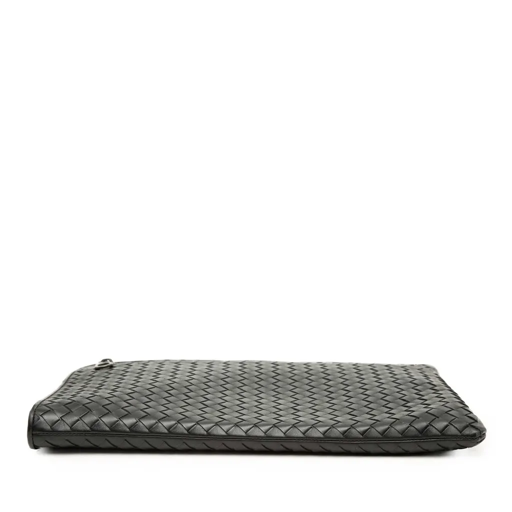 Bottega Veneta Nappa Intrecciato Document Case Black Leather Good - Inside View