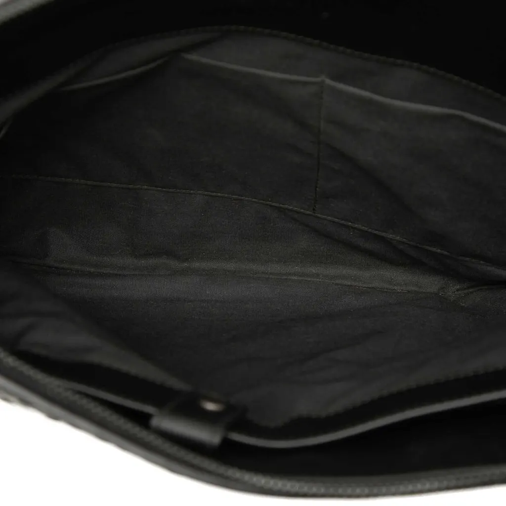 Bottega Veneta Nappa Intrecciato Document Case Black Leather Good - Model View