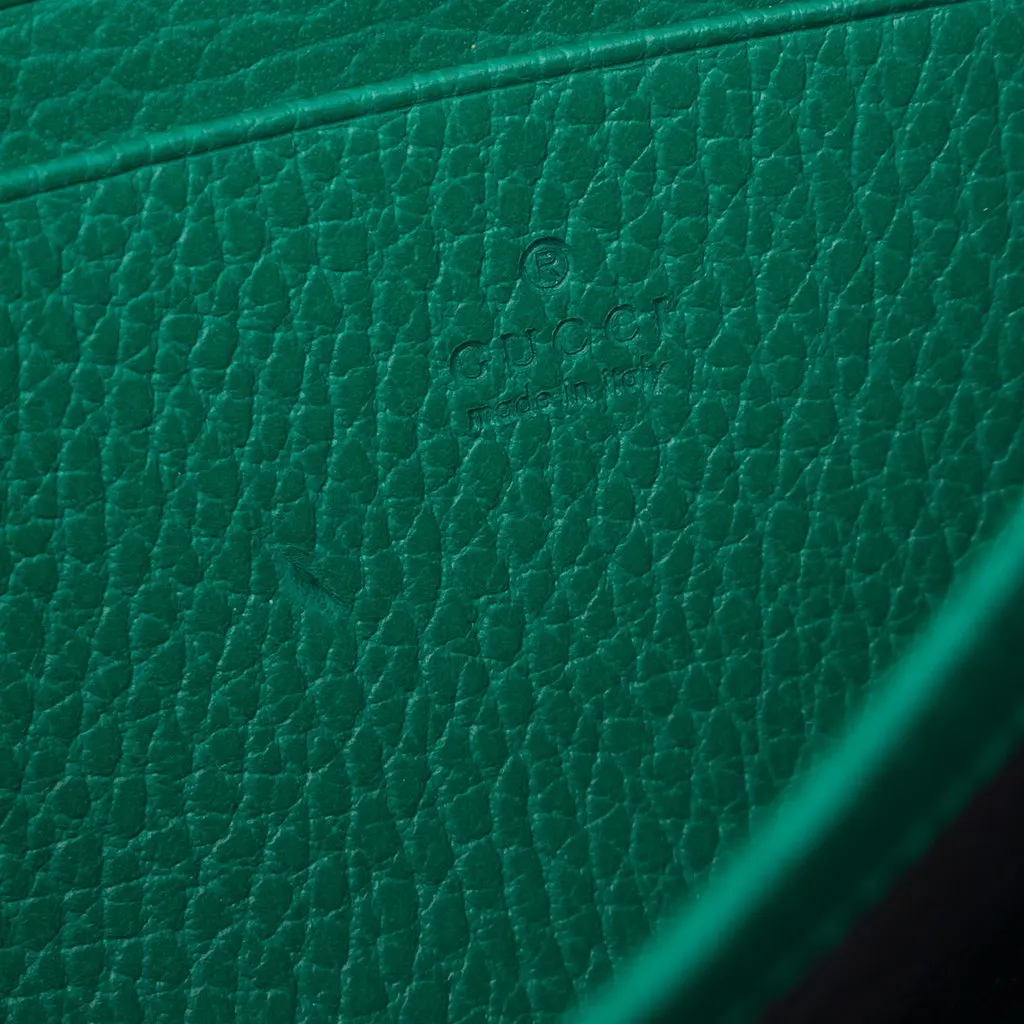 Gucci Calfskin Dionysus Wallet on Chain Green Leather Good - Box View