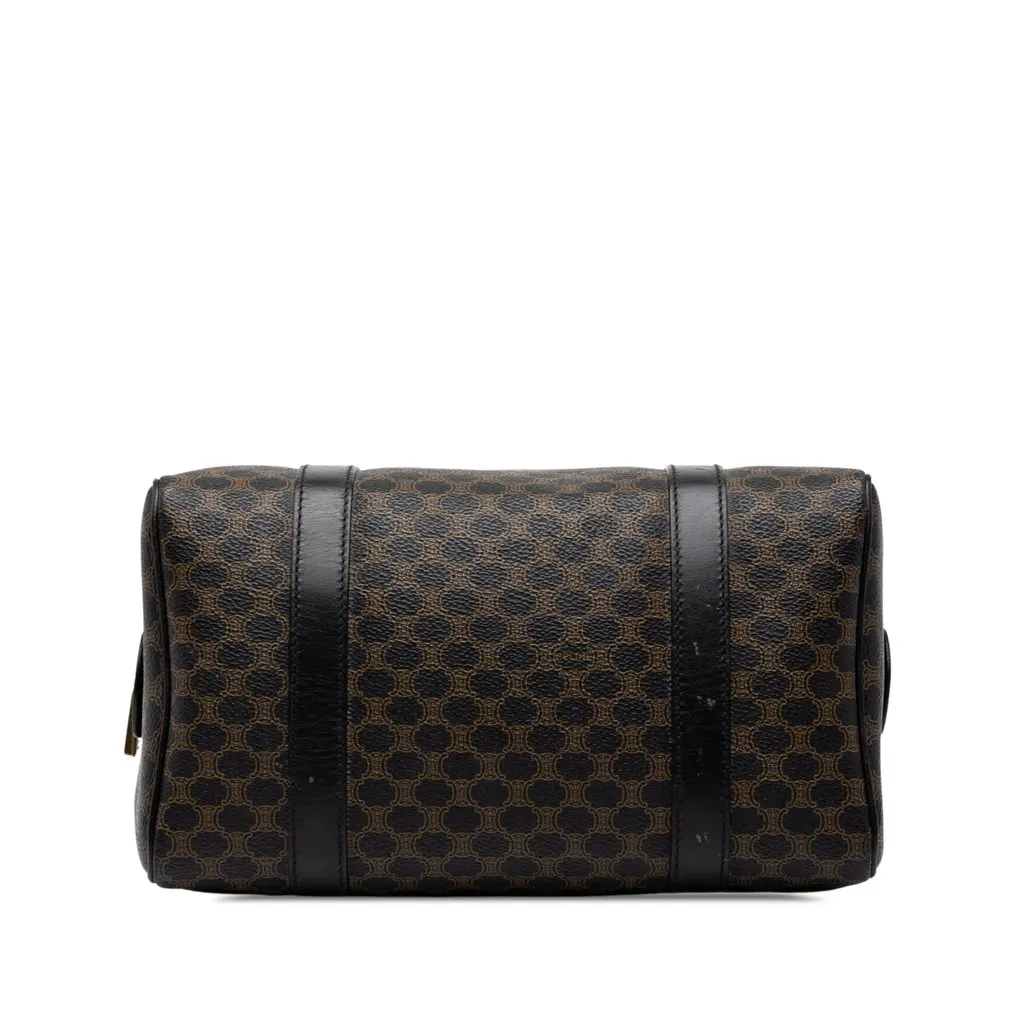Celine Macadam Coated Canvas Handbag Brown Canvas Good - Inside View