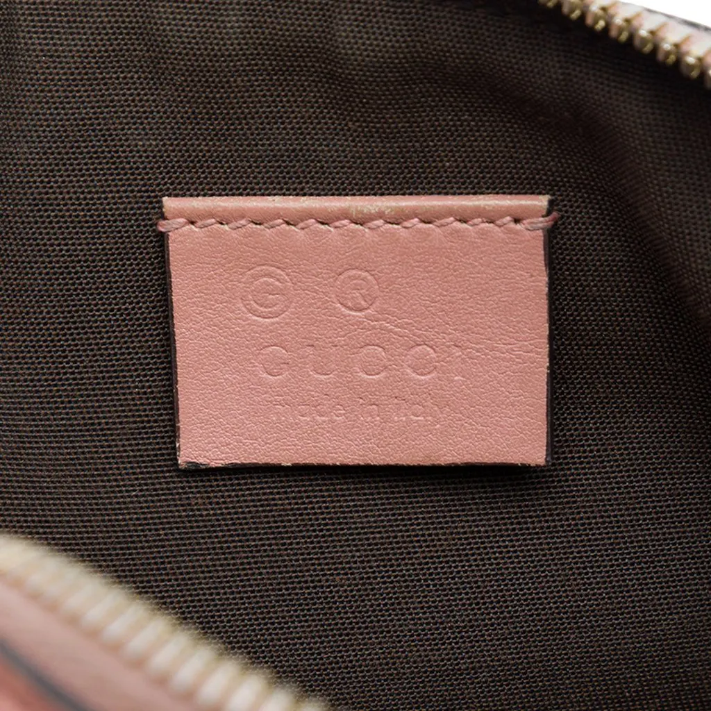 Gucci Microguccissima Cosmetic Pouch Pink Leather Good - Box View