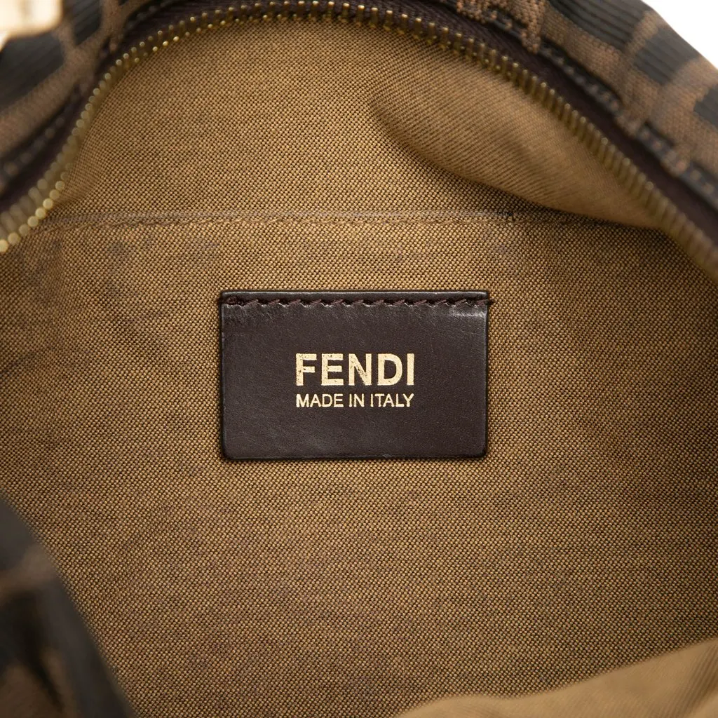 Fendi Zucca Canvas Chef Crossbody Brown Canvas Good - Box View