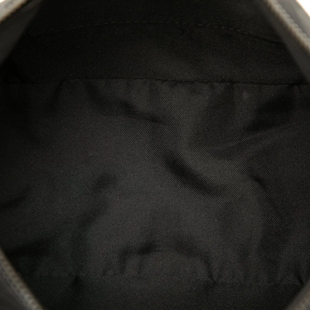 Fendi Zucchino Canvas Pochette Black Very good - Model View