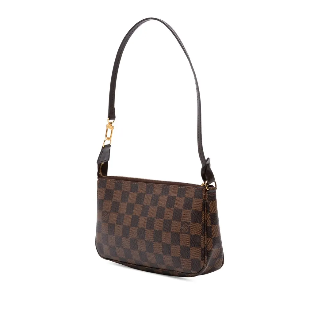 Louis Vuitton Damier Ebene Pochette Accessoires Brown Very good - Back View