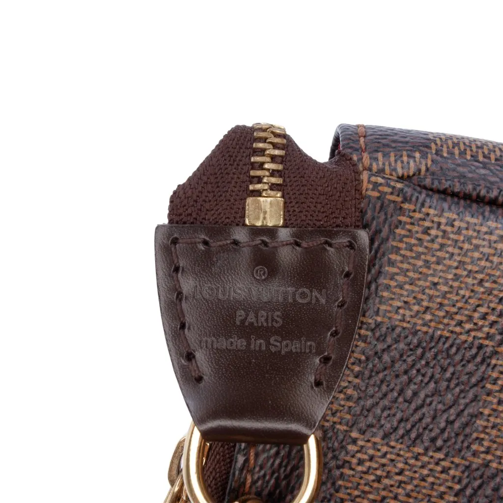 Louis Vuitton Damier Ebene Pochette Accessoires Brown Very good - Box View