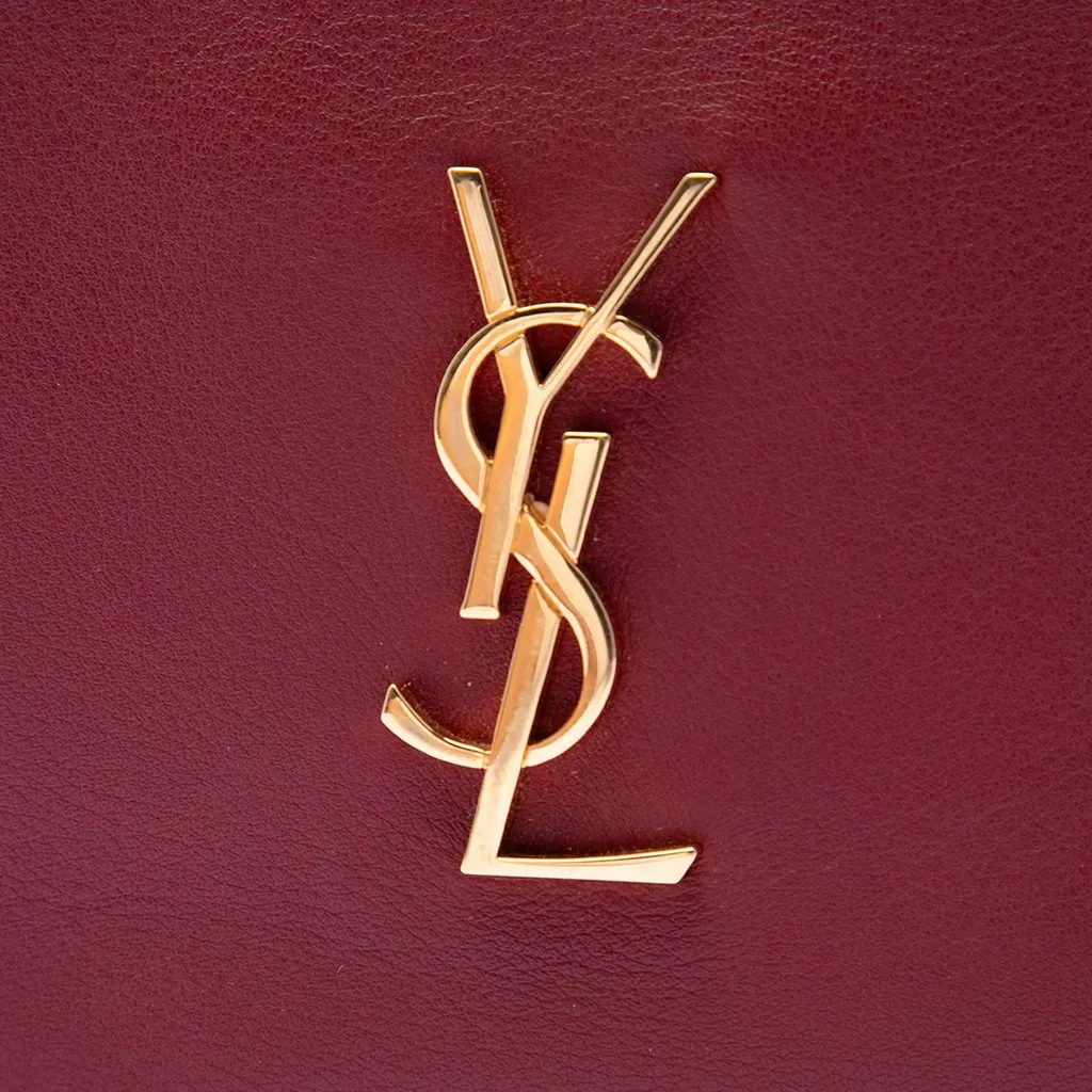 Saint Laurent Calfskin Monogram Blogger Bag Red Leather Very good - Box View