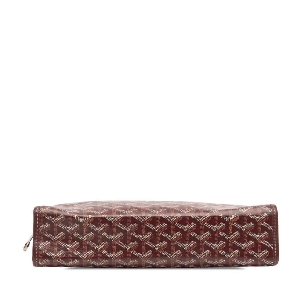 Goyard Goyardine Jouvence Toiletry Pouch GM Red Canvas Very good - Inside View