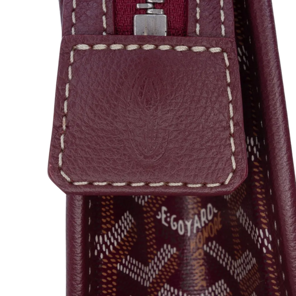Goyard Goyardine Jouvence Toiletry Pouch GM Red Canvas Very good - Box View