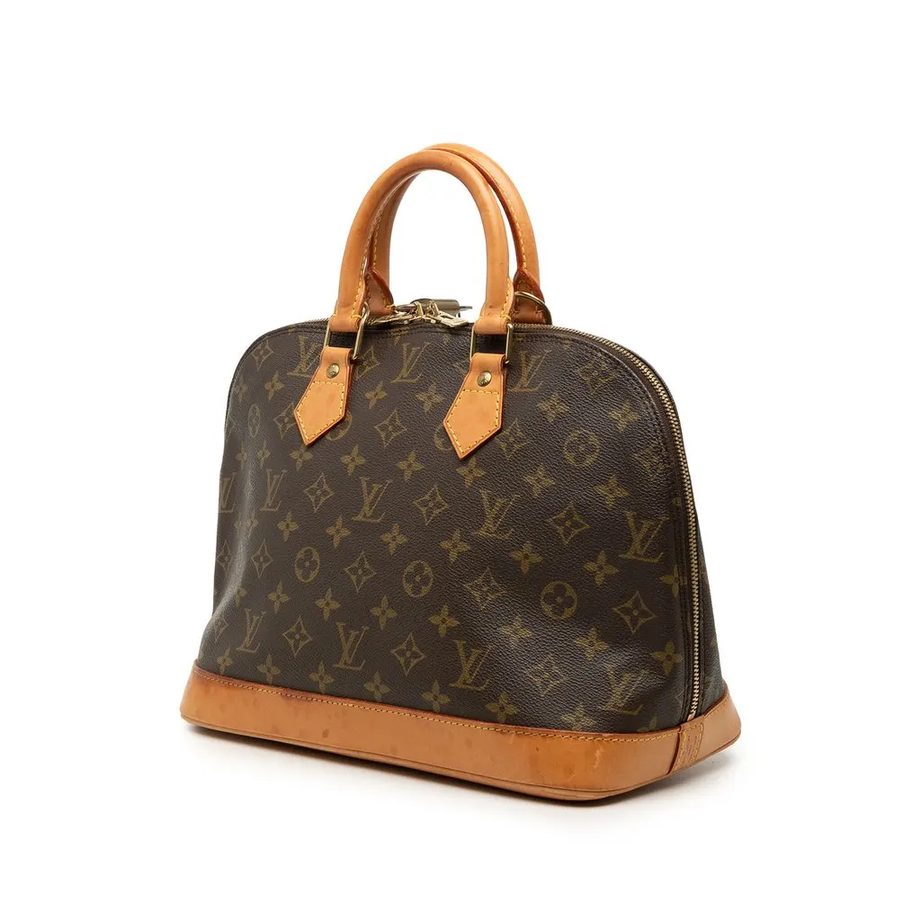 Louis Vuitton Monogram Alma PM Brown Very good - Back View