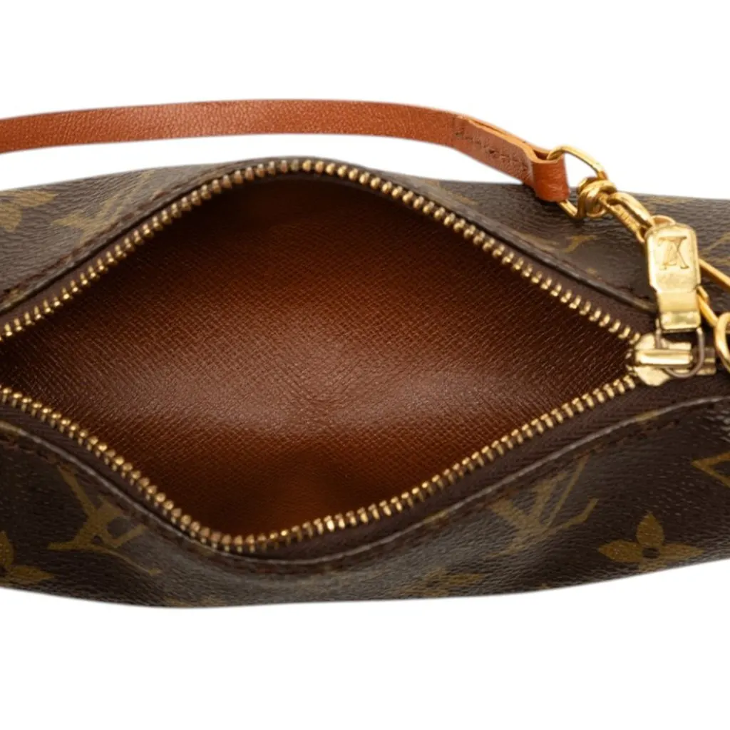 Louis Vuitton Monogram Papillon Pochette Brown Canvas Very good - Model View