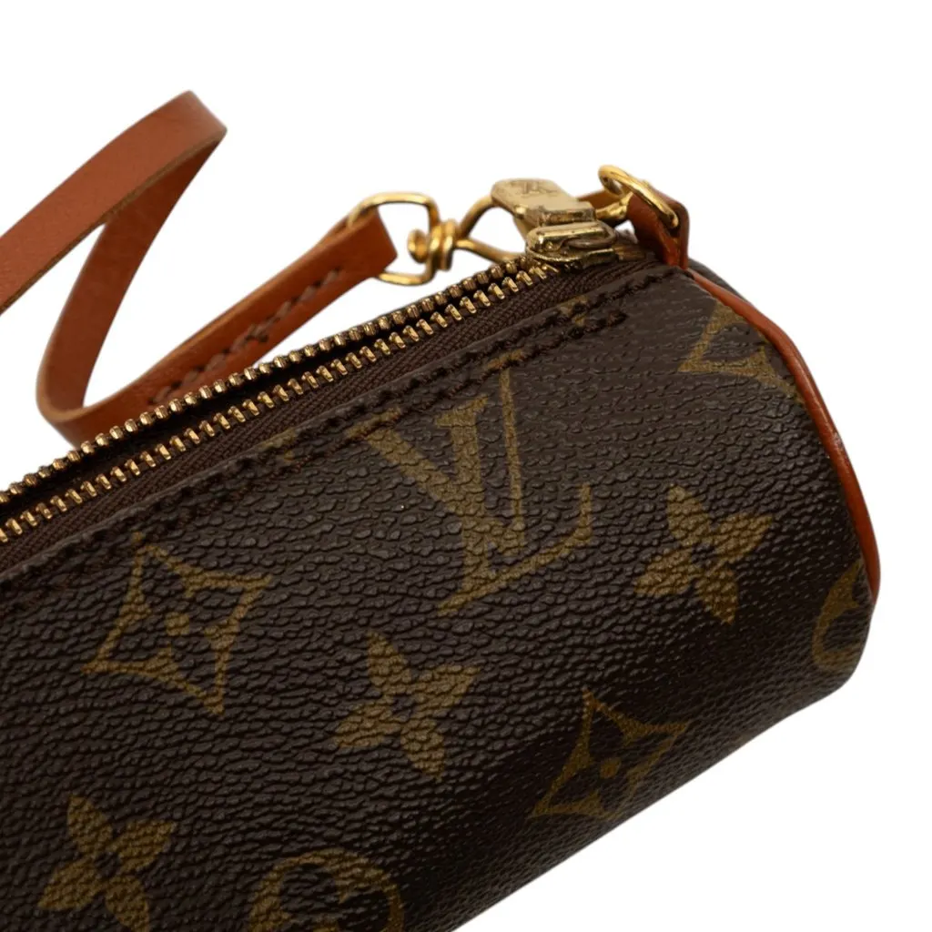 Louis Vuitton Monogram Papillon Pochette Brown Canvas Very good - Box View