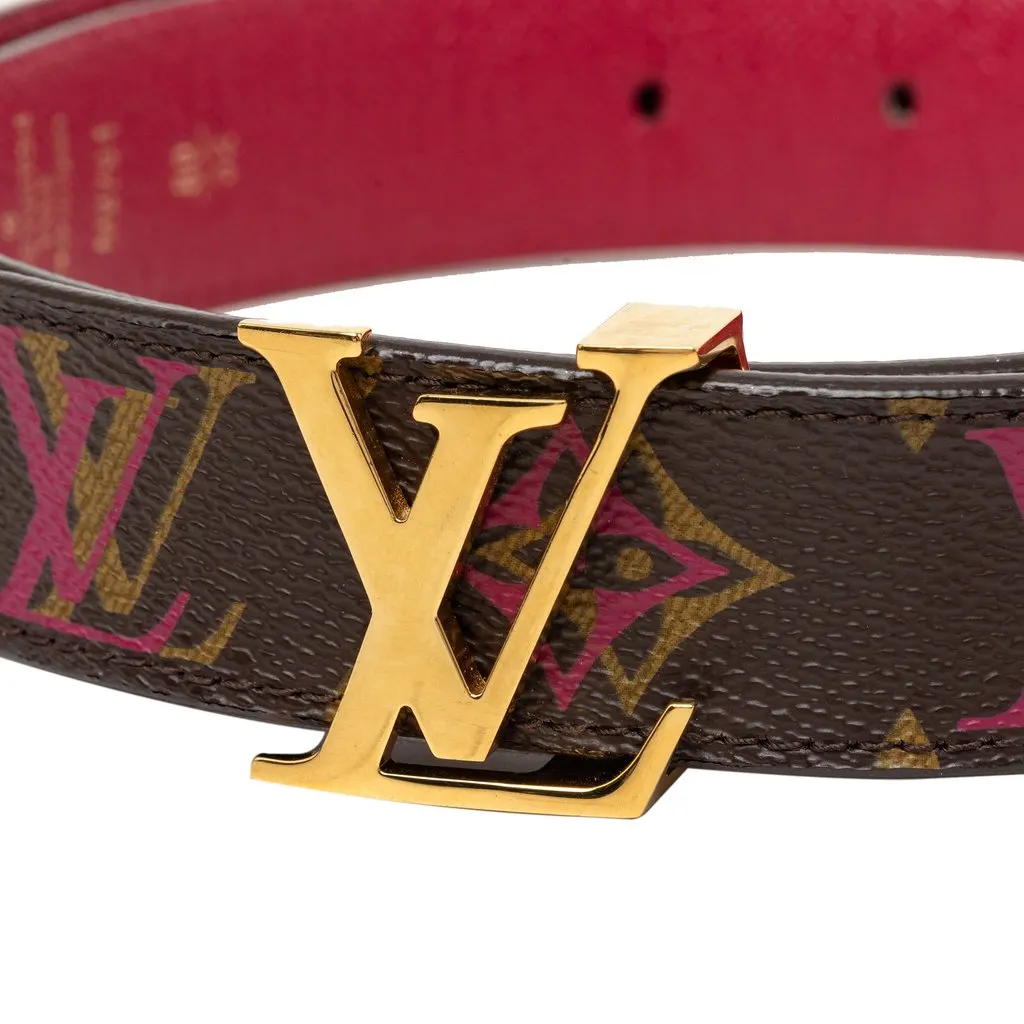Louis Vuitton Monogram Rainbow LV Initiales Reversible Belt Brown Very good - Box View