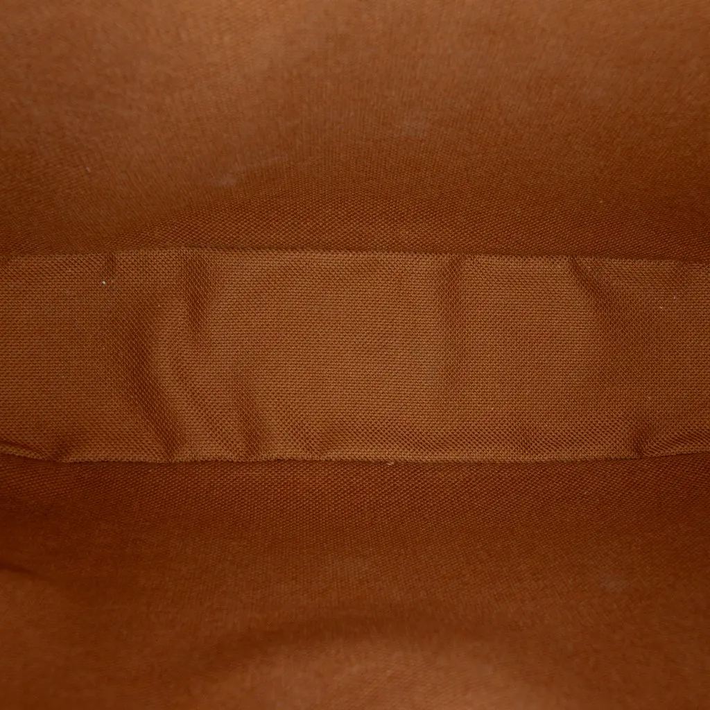 Celine Small Triomphe Coated Canvas Logo Camera Bag Brown Canvas Very good - Model View