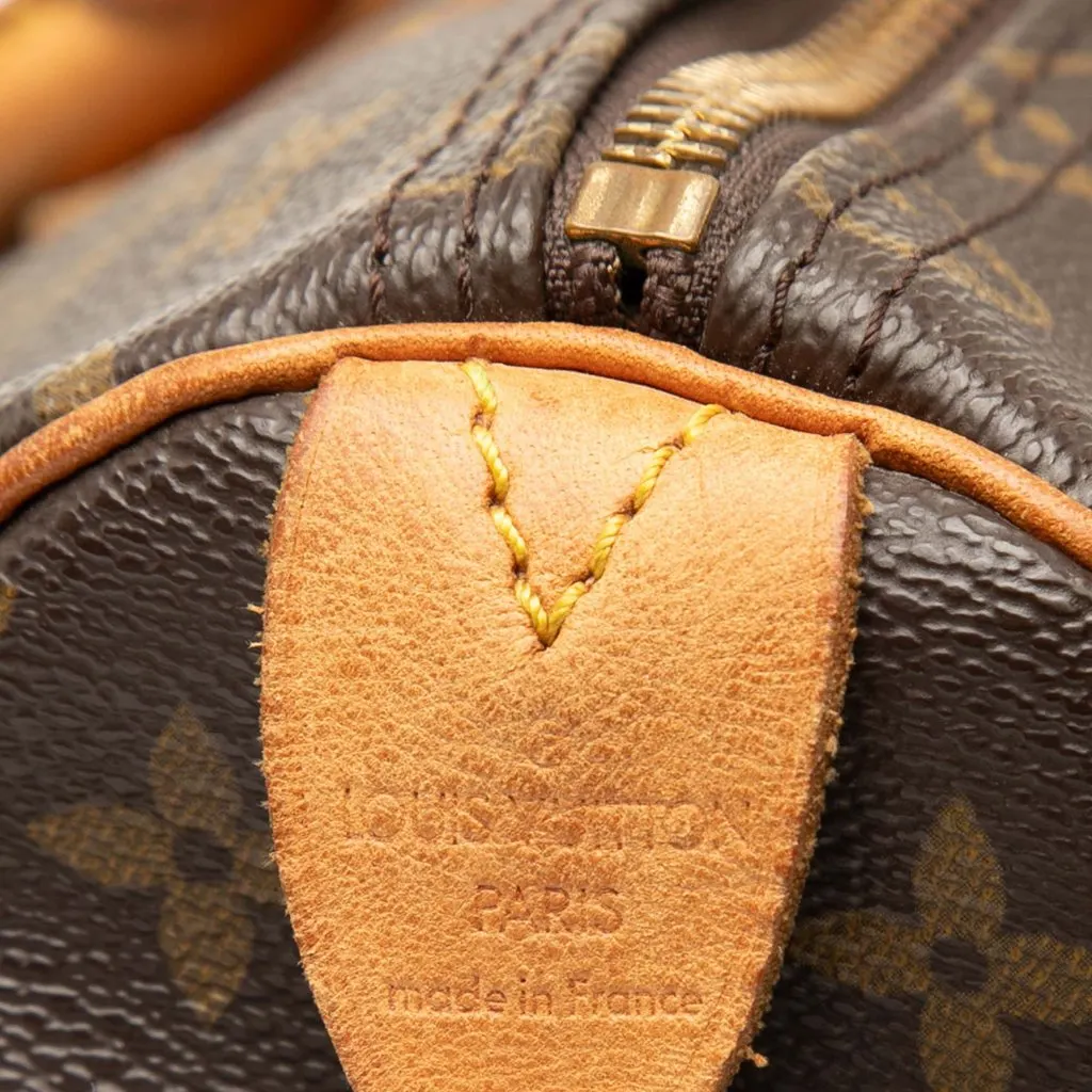 Louis Vuitton Monogram Speedy 35 Brown Canvas Good - Box View