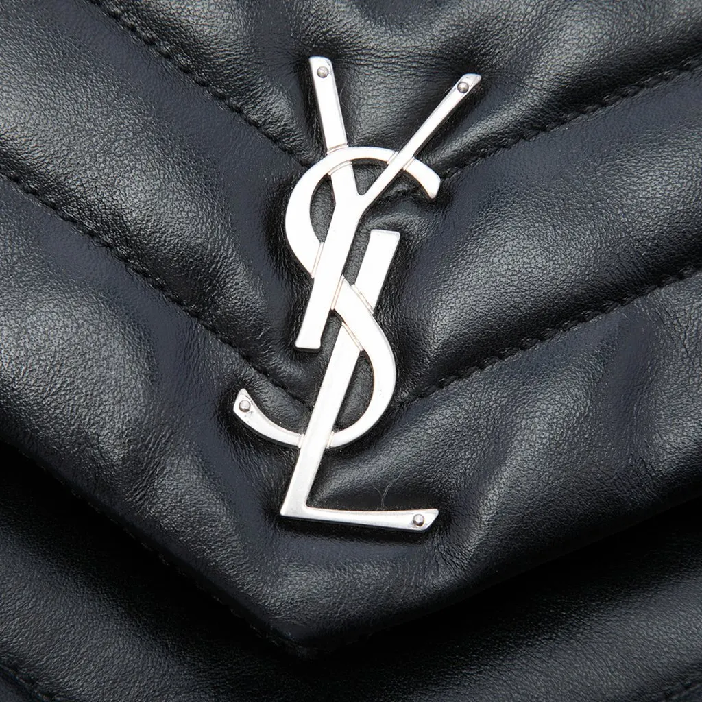 Saint Laurent Matelasse Calfskin Monogram LouLou Document Clutch Black Leather Very good - Box View