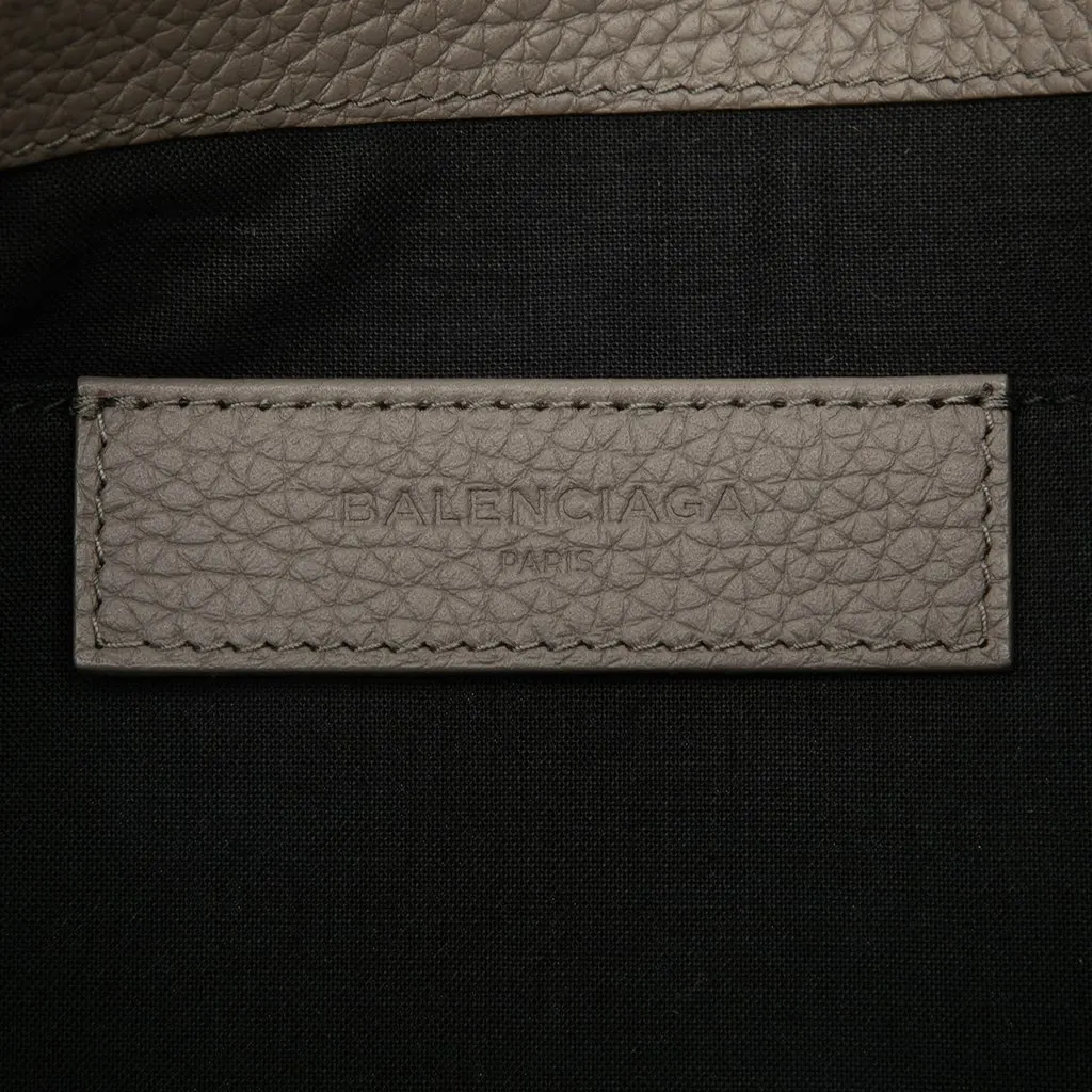 Balenciaga Calfskin Motocross Blackout Clutch Brown Leather Very good - Box View