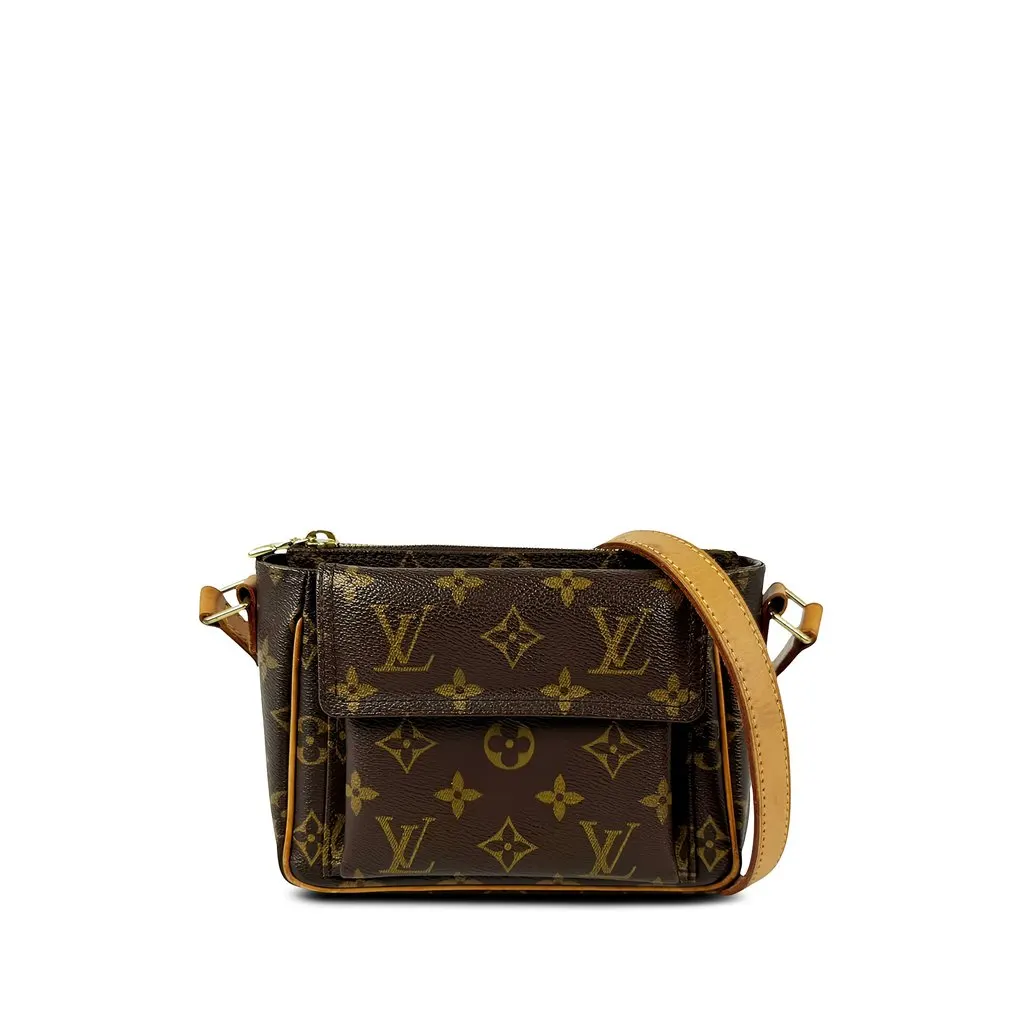 Louis Vuitton Monogram Viva Cite PM Brown Canvas Very good - Front View